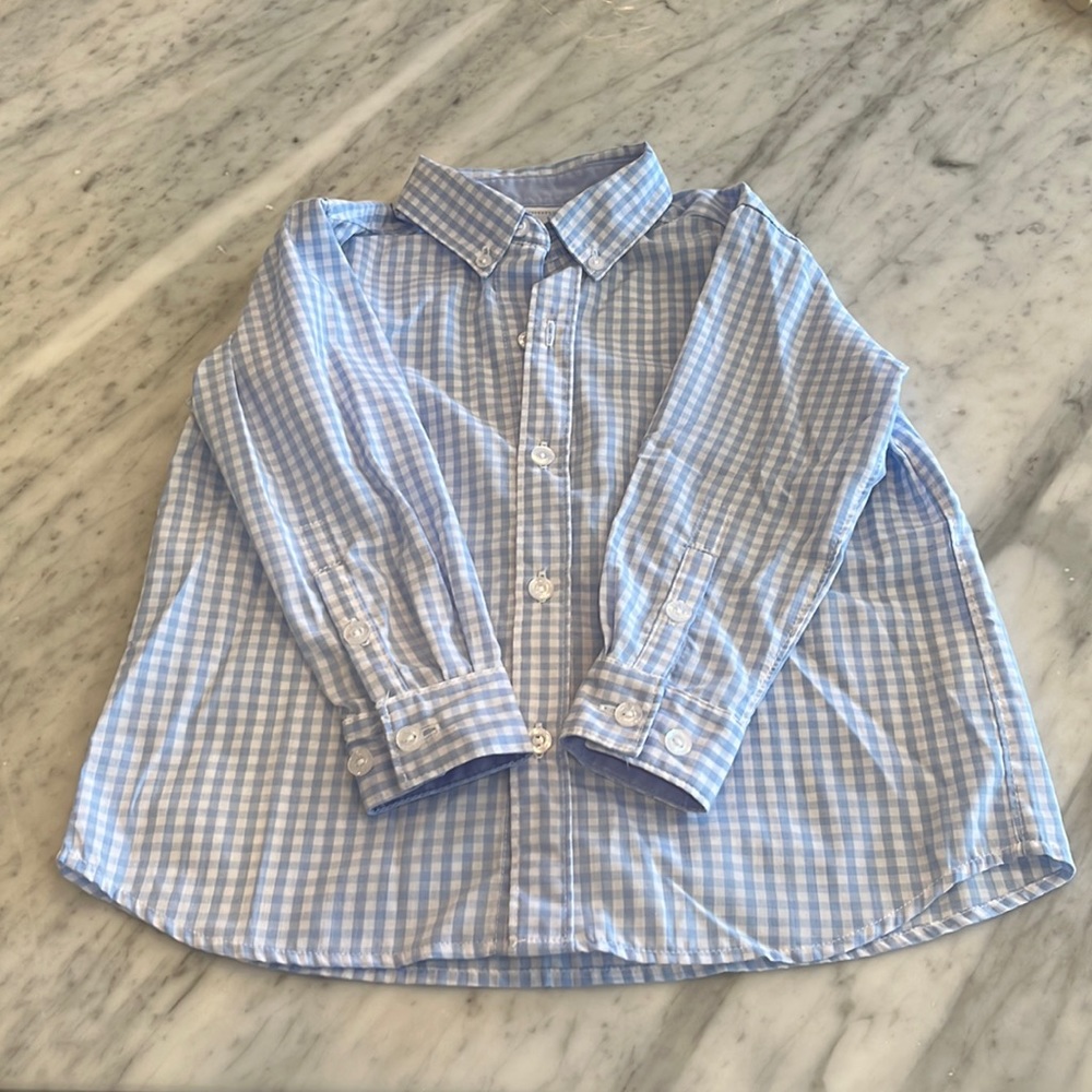 Little English light blue knit sweater